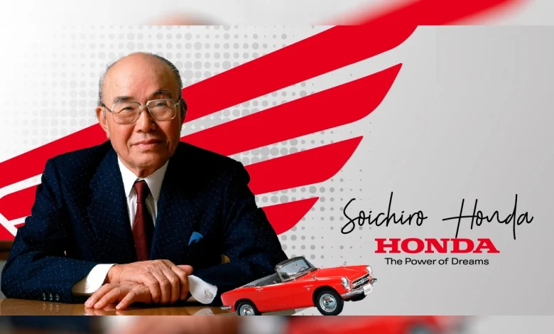 Soichiro Honda, legendary visionary and founder of Honda automotive brand